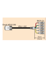 VGA组合电缆