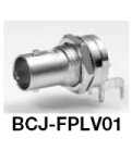 75Ω BNC插座, PCB安装, 六角螺母固定